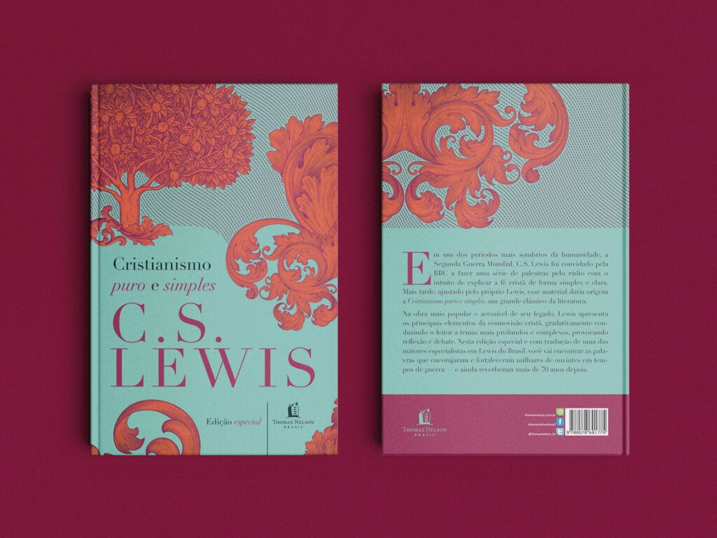 Lançado em 1952, é um dos livros mais famosos de C.S Lewiis
Crédito: Rafael Brum Studio