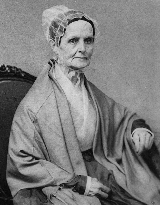 Lucretia Mott (1793-1880). Biblioteca do Congresso Americano.