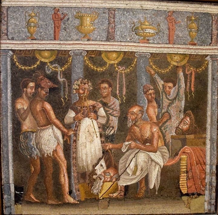 As comemorações romanas eram cheias de celebrações com alimentos e presentes
Crédito: Santeria Maferba