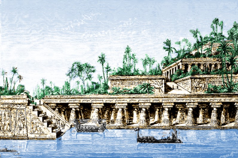 Jardim suspenso da babilônia | Foto: Stella Maris/Wikimedia Commons