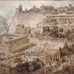 Pintura da Acrópole de Pérgamo