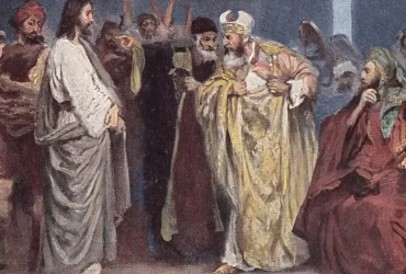 Robert Leinweber, Jesus diante de Caifás