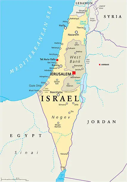 Mapa-Israel