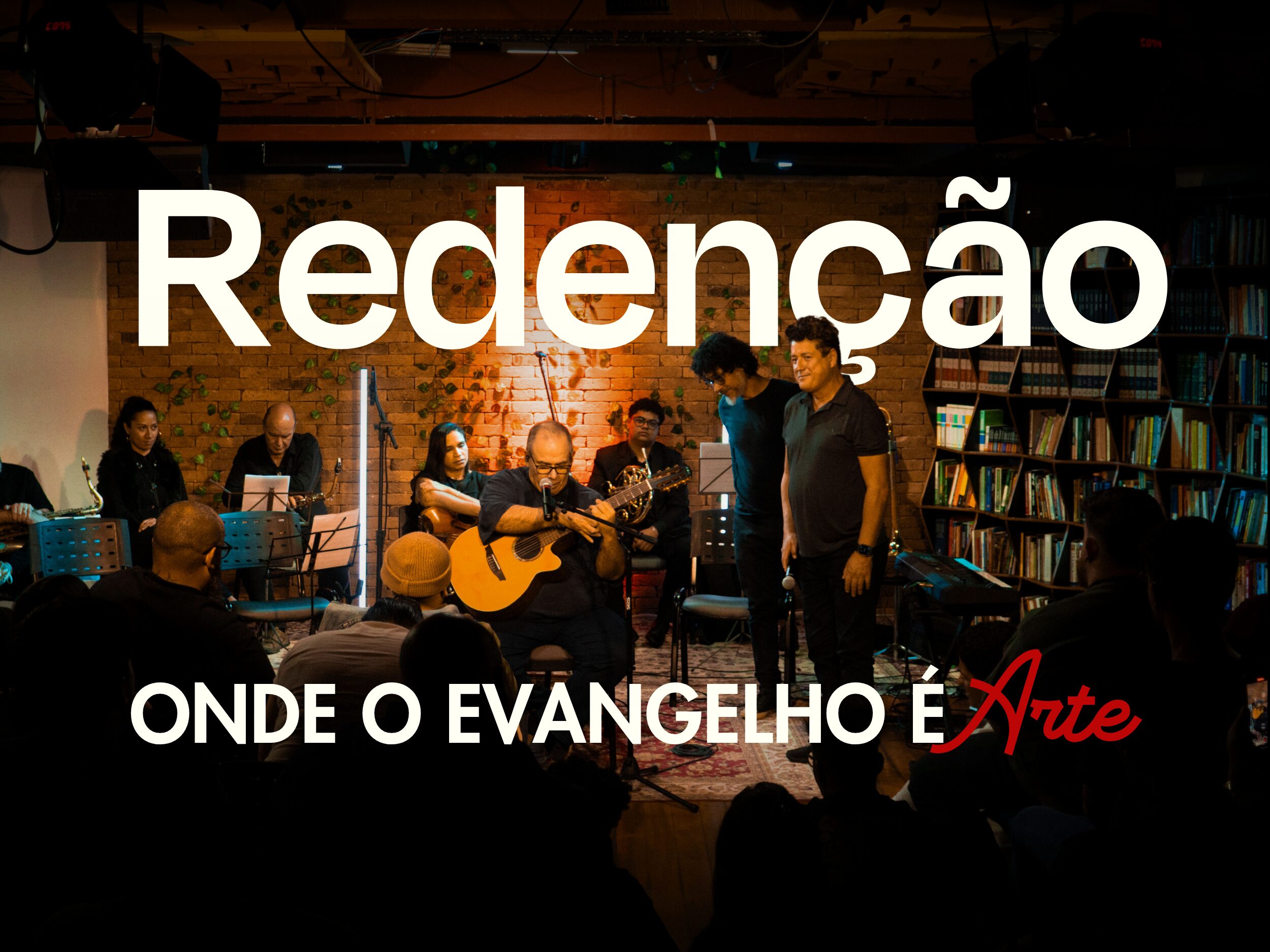 Material do Projeto Redenção com a assinatura Onde o Evangelho é Arte